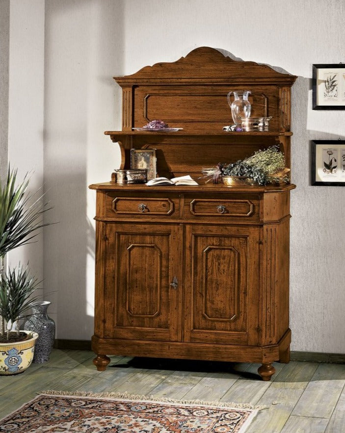 Credenza 2 porte 2 cassetti con piattaia