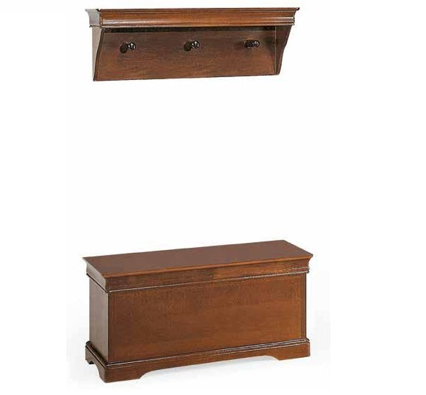 Cassapanca LUIGI FILIPPO e Cappelliera 3 posti LUIGI FILIPPO