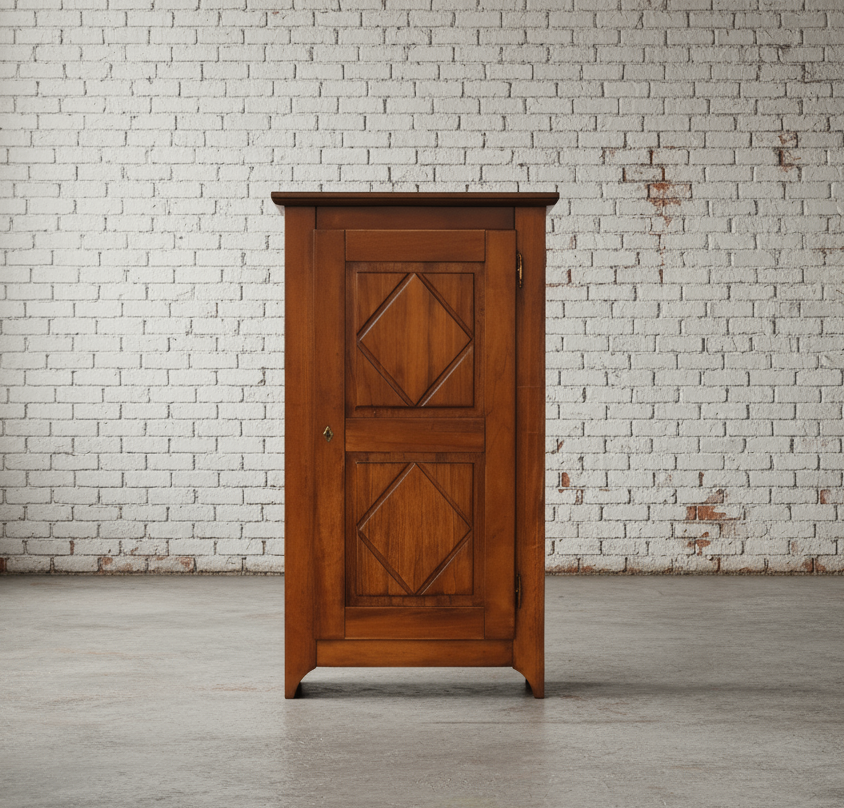 Armadietto dispensa 1 anta arte povera