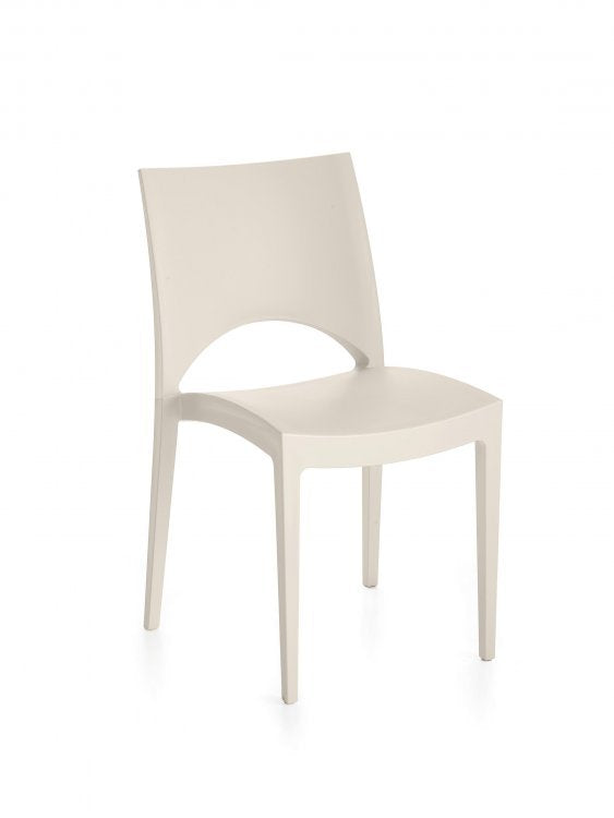 Sedia polipropilene avorio