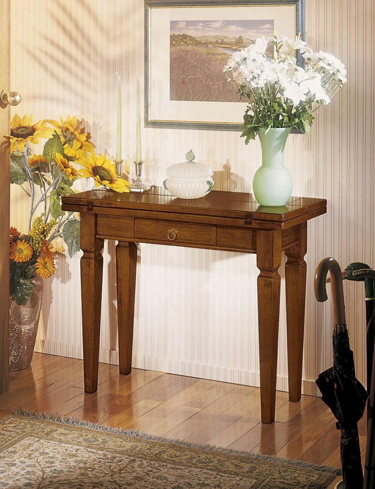 Tavolo consolle a libro