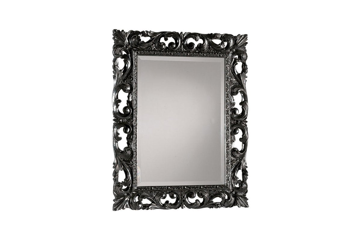 Specchiera rettangolare Nero lucido