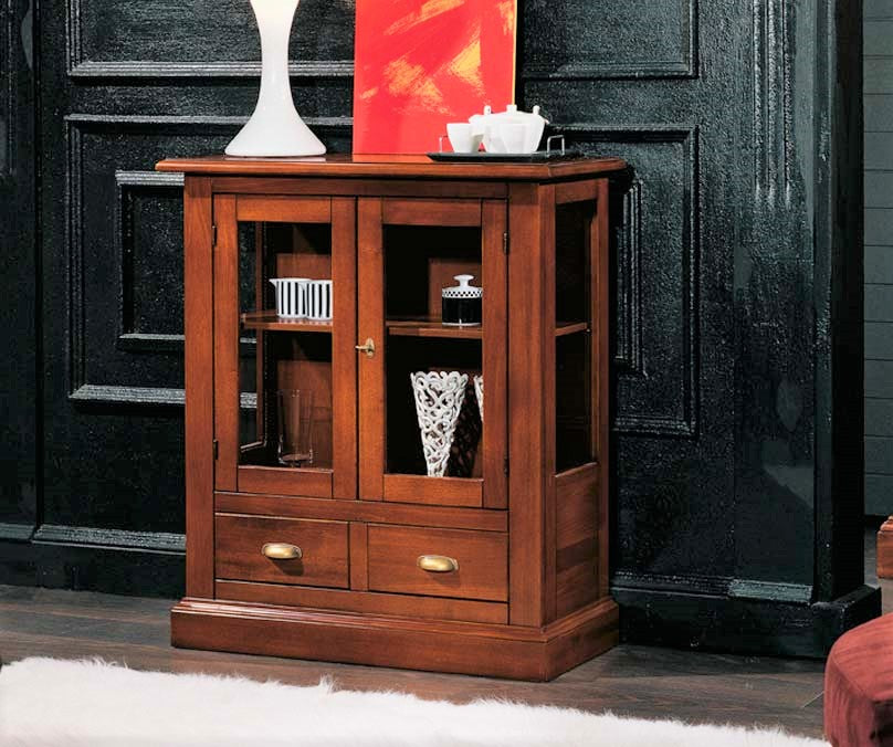 Vetrina 2 Ante 2 cassetti