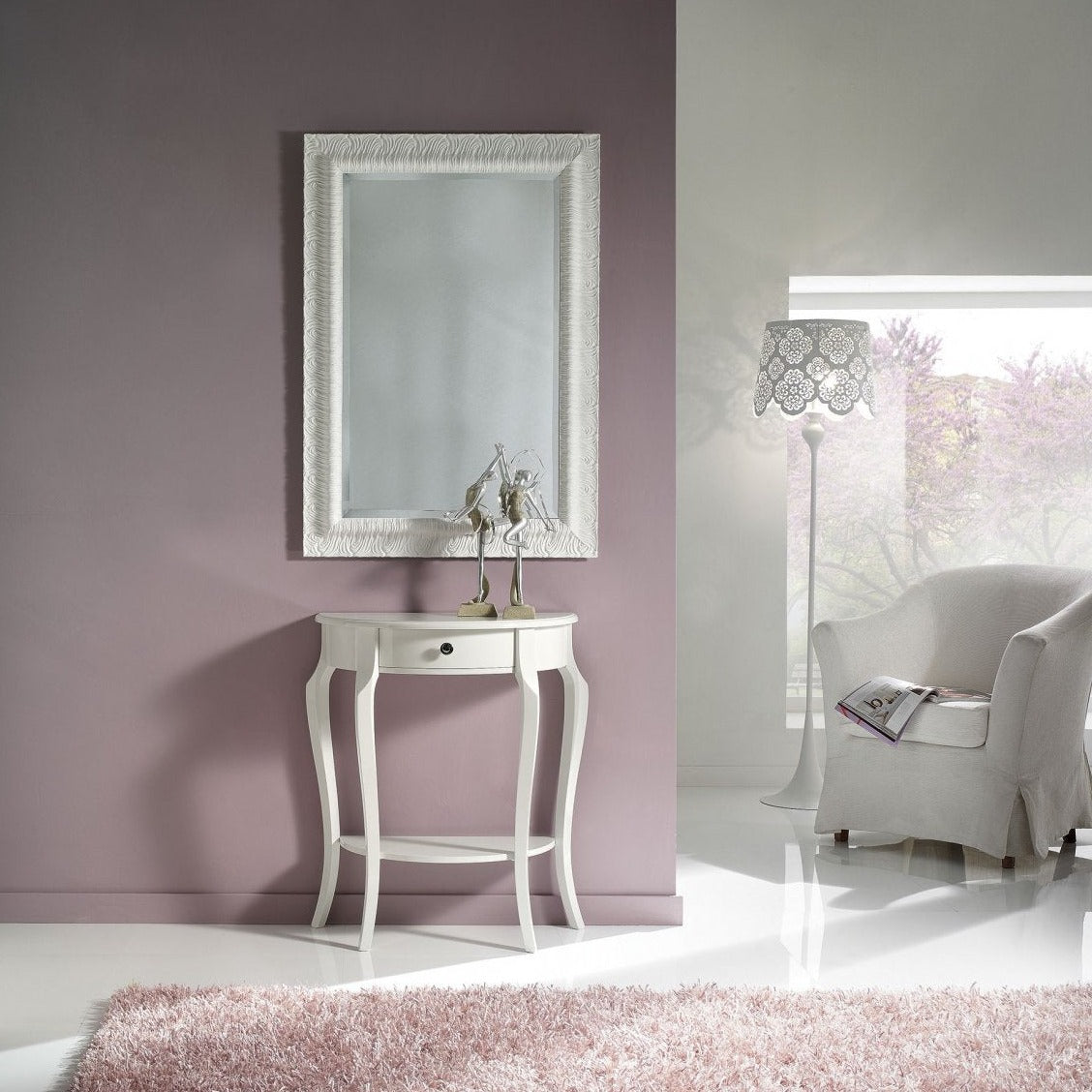 Consolle 1 cassetto 1 ripiano