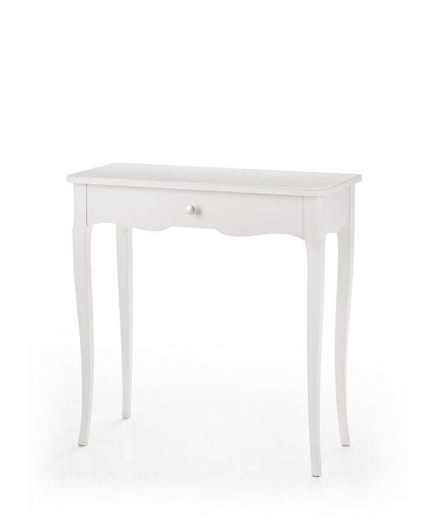Consolle Laccata bianca 1 cassetto