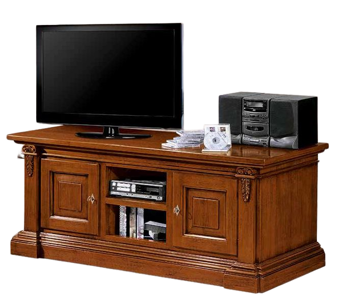 Porta TV 2 ante con fregi