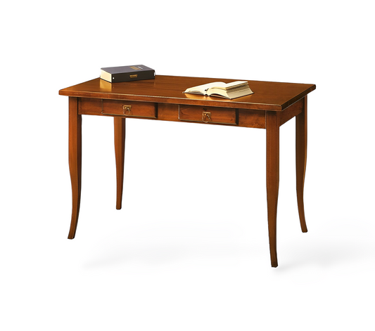 Scrittoio classico 2 cassetti 140cm.