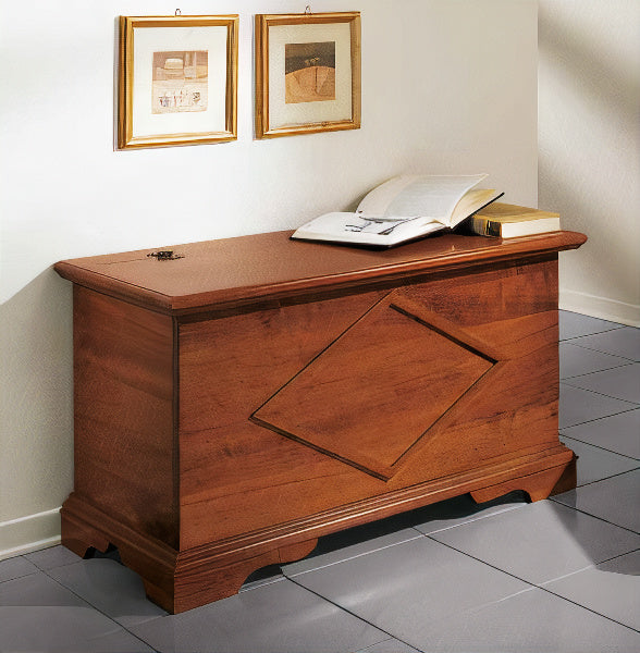 Cassapanca baule rombo 120cm