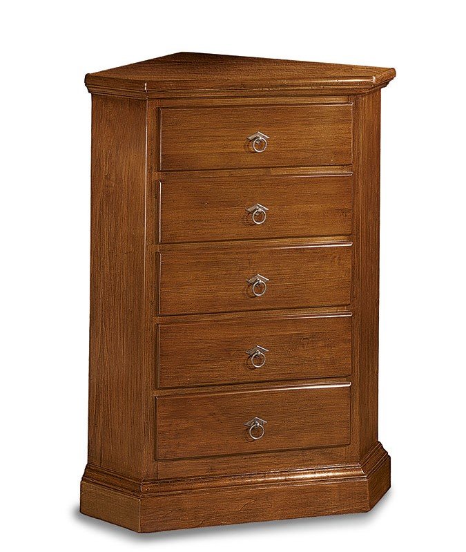 Cassettiera ad angolo 5 cassetti