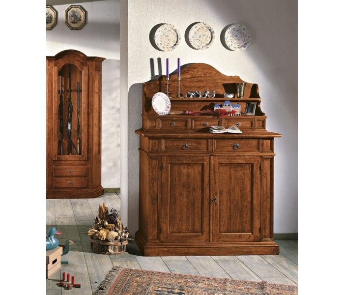 Credenza 2 porte 2 cassetti con piattaia
