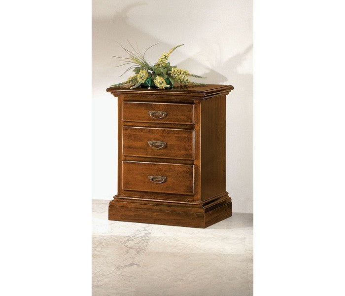 Comodino massello 3 cassetti