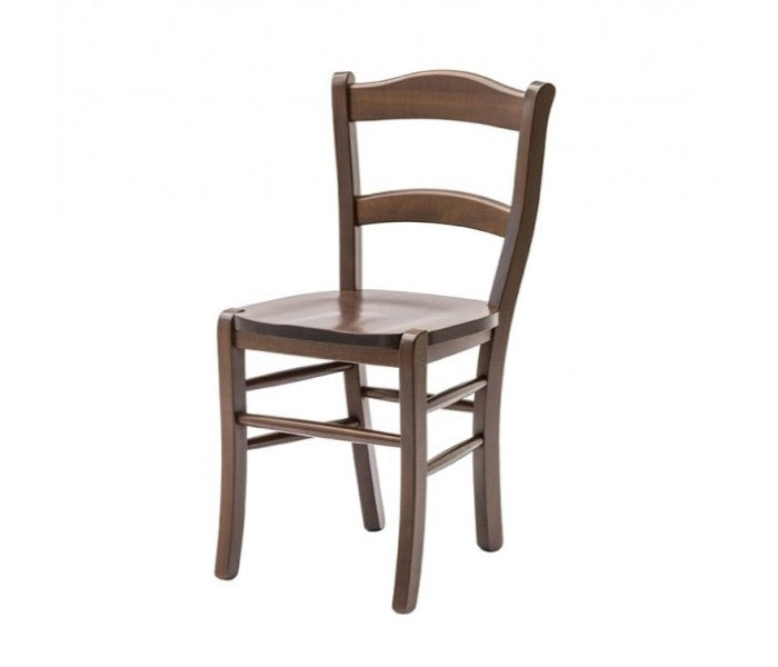 Set di 2 Sedie noce fondino legno