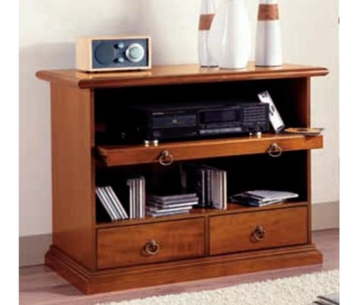 Porta TV 2 cassetti e ripiano estraibile