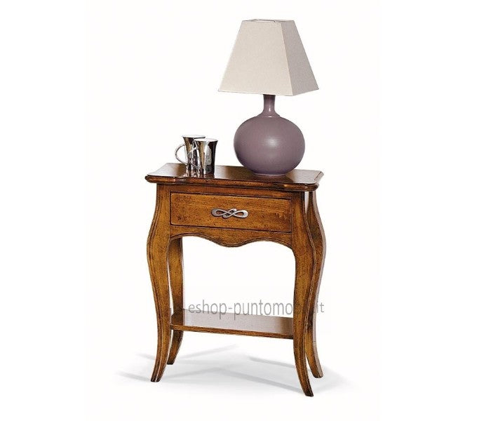 Comodino 1 cassetto con ripiano