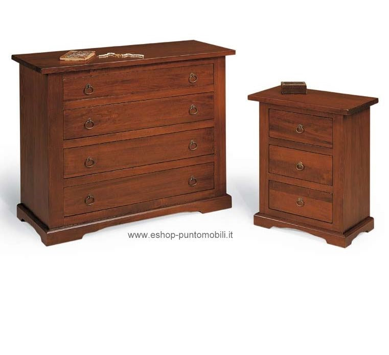 Gruppo comò con zoccolo