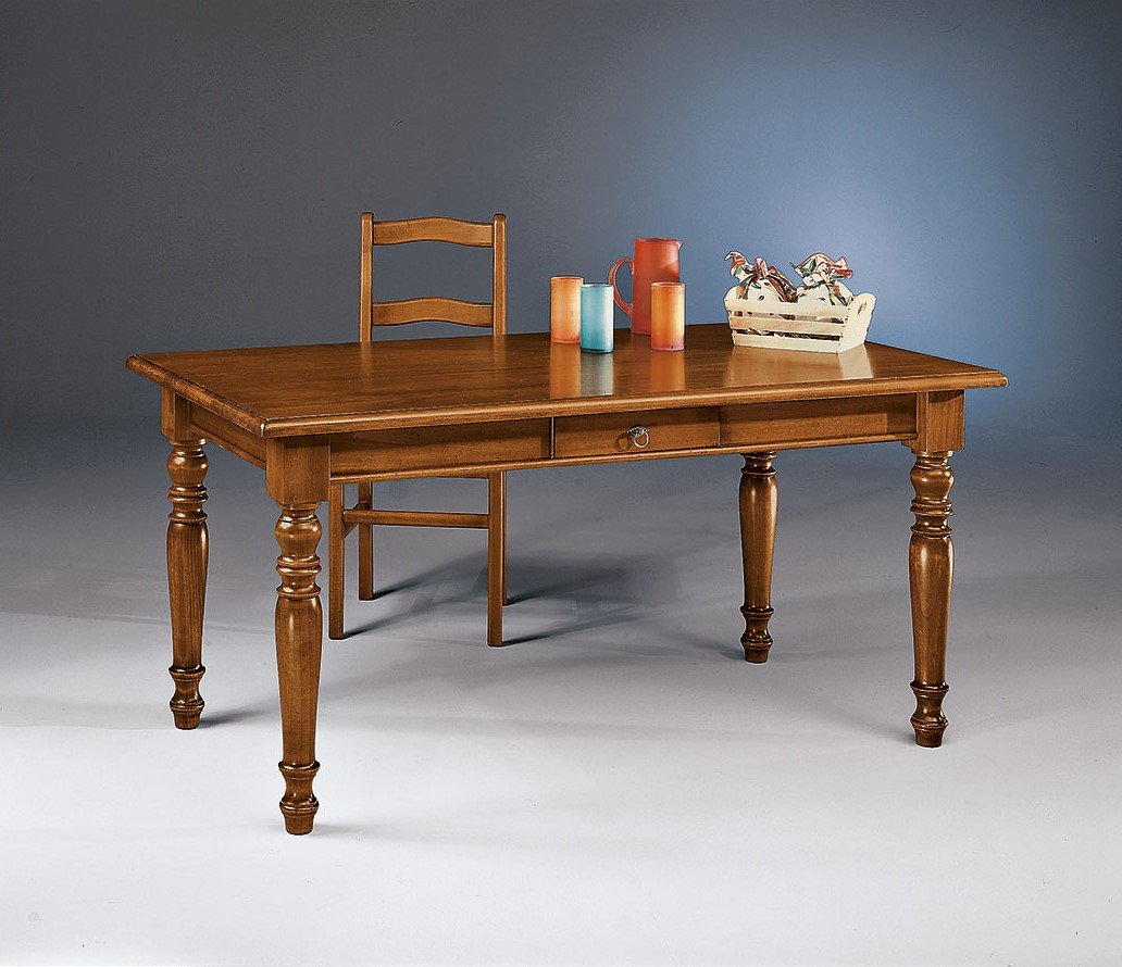 Tavolo fisso con cassetto 160x85