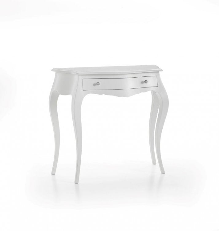 Consolle Laccata bianca  cm.93