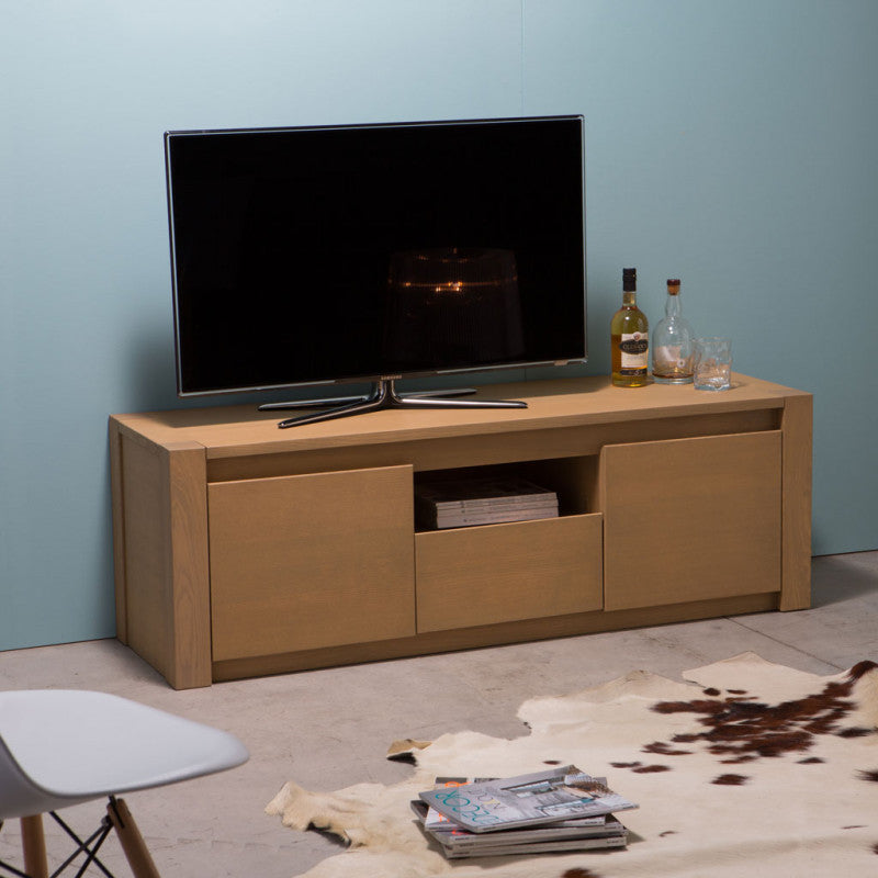Porta TV legno rovere naturale