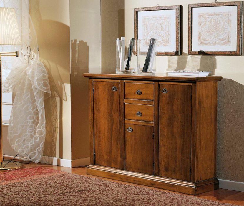 Credenzina 3 porte 2 cassetti