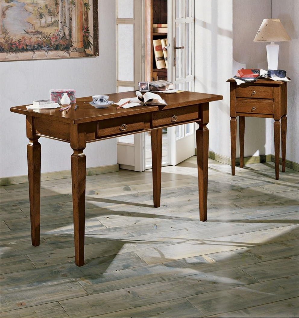 Scrittoio 2 Cassetti 120cm.