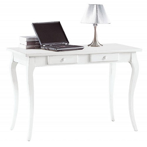 Scrittoio 120cm laccato bianco