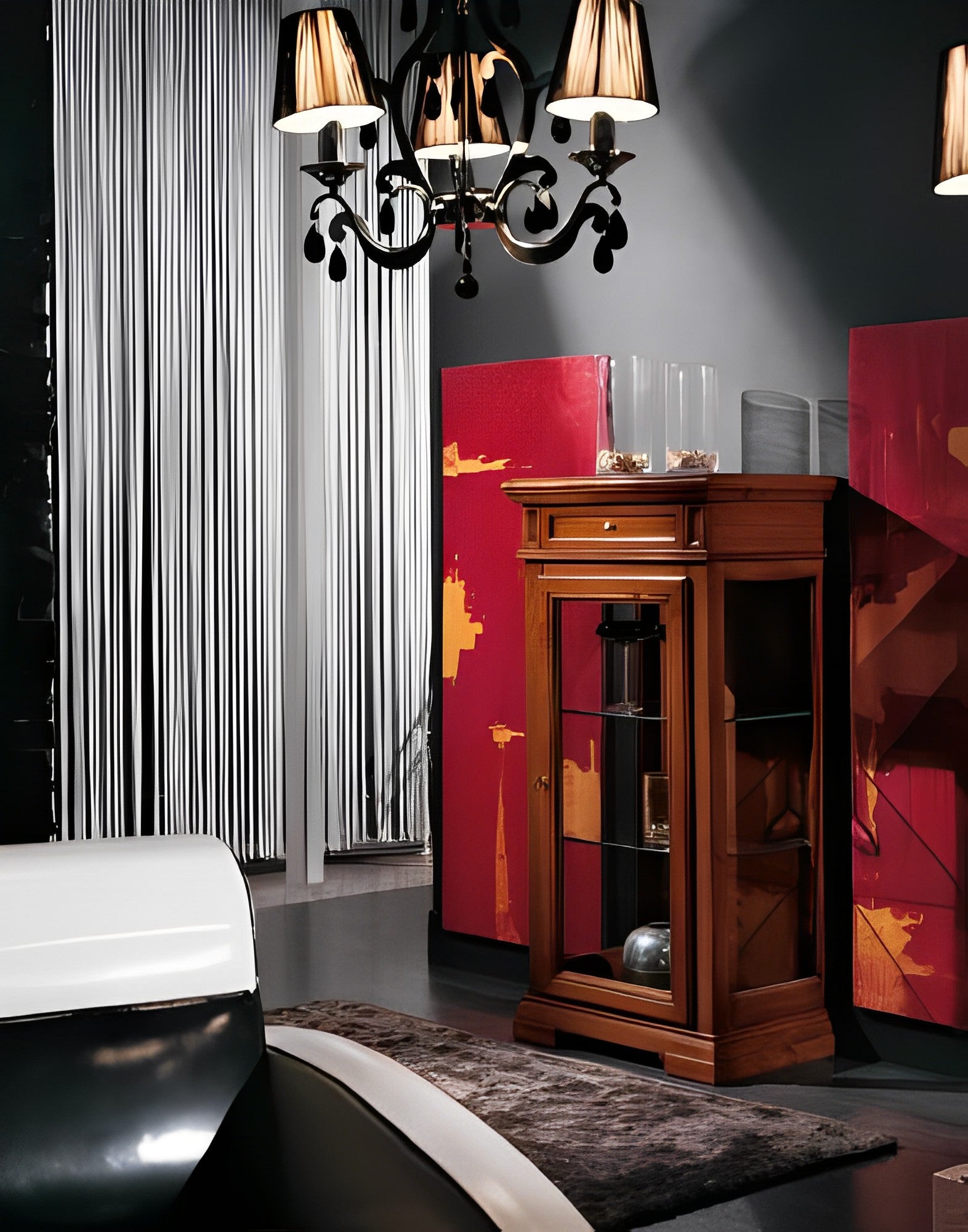 Vetrina 1 Anta 1 cassetto