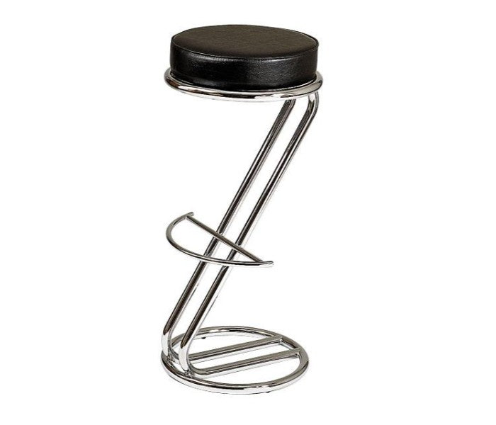 Set di 2 Sgabelli in acciaio cromato