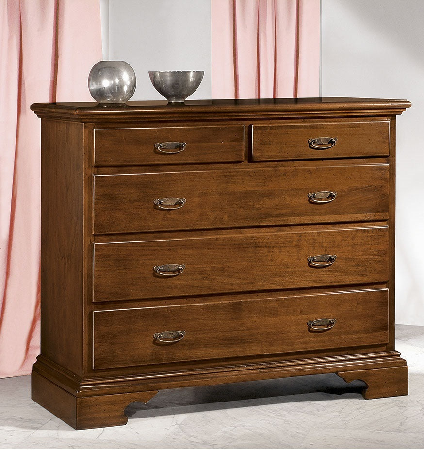 Comò massello 5 cassetti