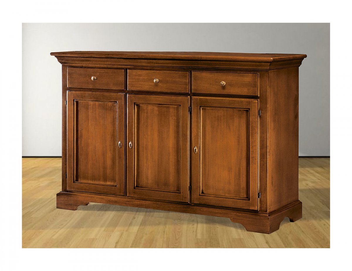 Credenza 3 Porte 3 cassetti