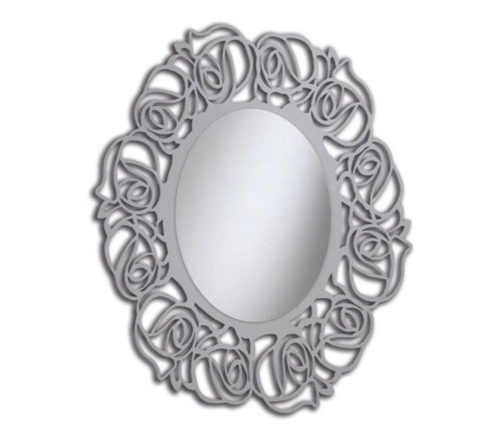Specchiera Ovale Tortora