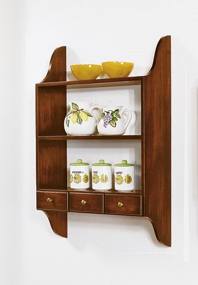 Pensile da cucina con 3 cassetti