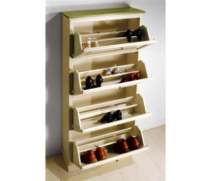 Porta scarpe 4 ante decorato